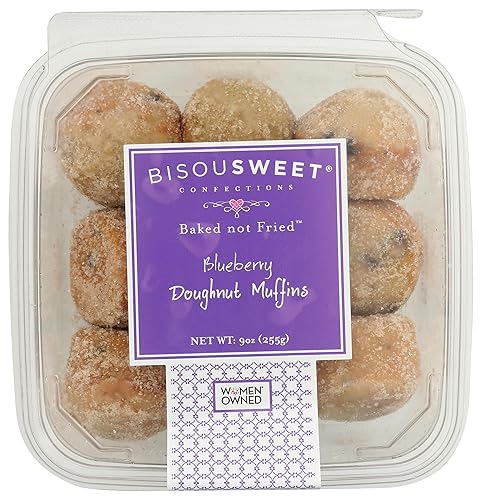 Bisousweet Confections Blueberry Doughnut Muffins, 9 OZ