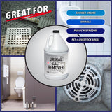 Allied Science Urinal Salt Remover - Uric Acid Salts Scale Remover Unclogs Urinals and Removes Uric Acid Odors - 1 Gallon / 128 fl oz