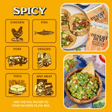 Desert Dust Spicy Taco Seasoning | Bold & Smoky Organic Southwest Spice Blend for Tacos, Fajitas, Grilled Meats & Vegetables | Gluten-Free, Vegan
