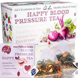 Dr. Lu’s Happy Blood Pressure Tea | 100% Natural Heart Functional Tea for Blood Pressure Support | Beetroot, Hawthorn Berry, Mulberry Leaf, Dandelion