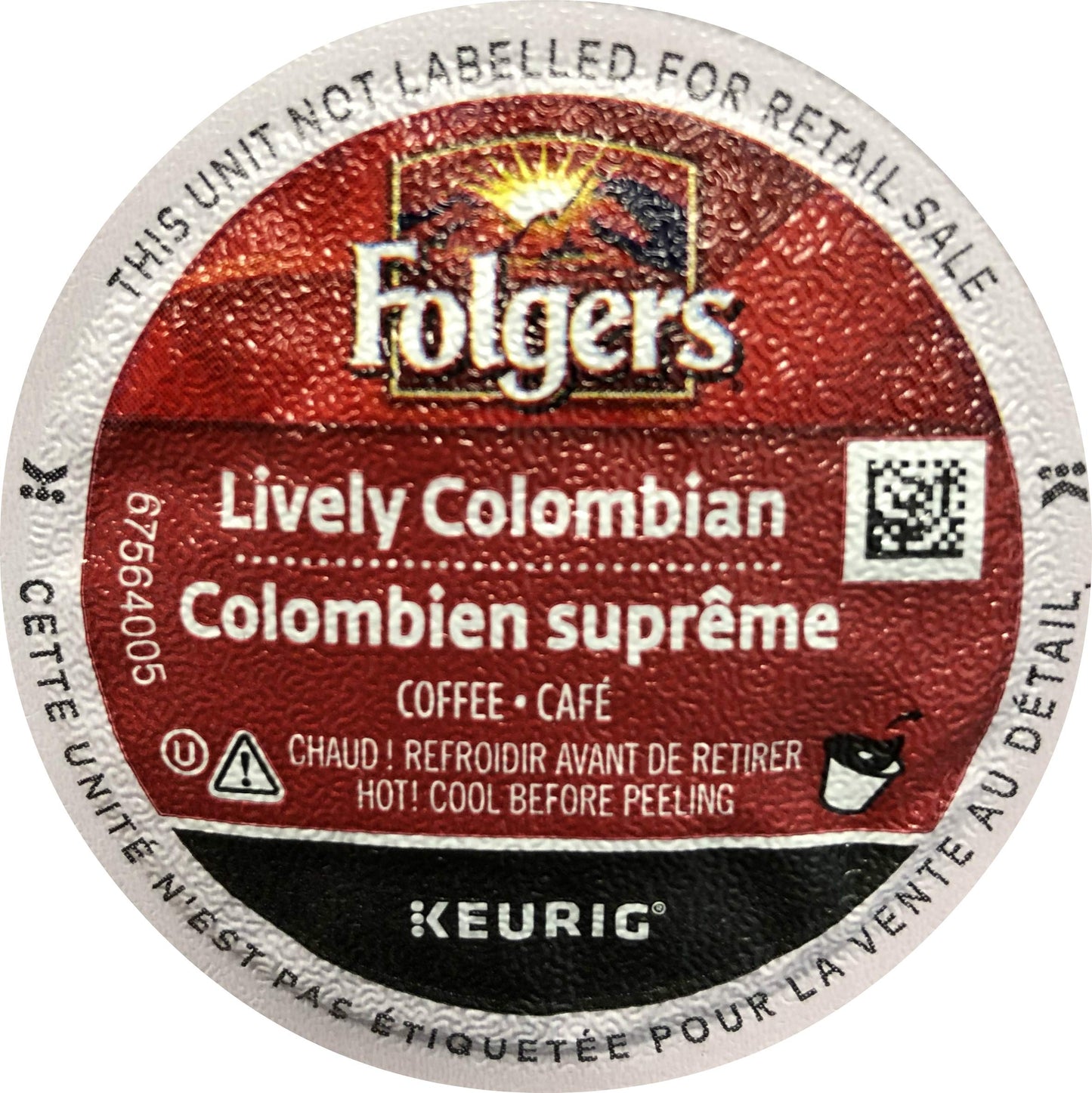 Folgers Lively Colombian Coffee K-Cups, 24 Count (Pack of 2)
