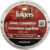 Folgers Lively Colombian Coffee K-Cups, 24 Count (Pack of 2)