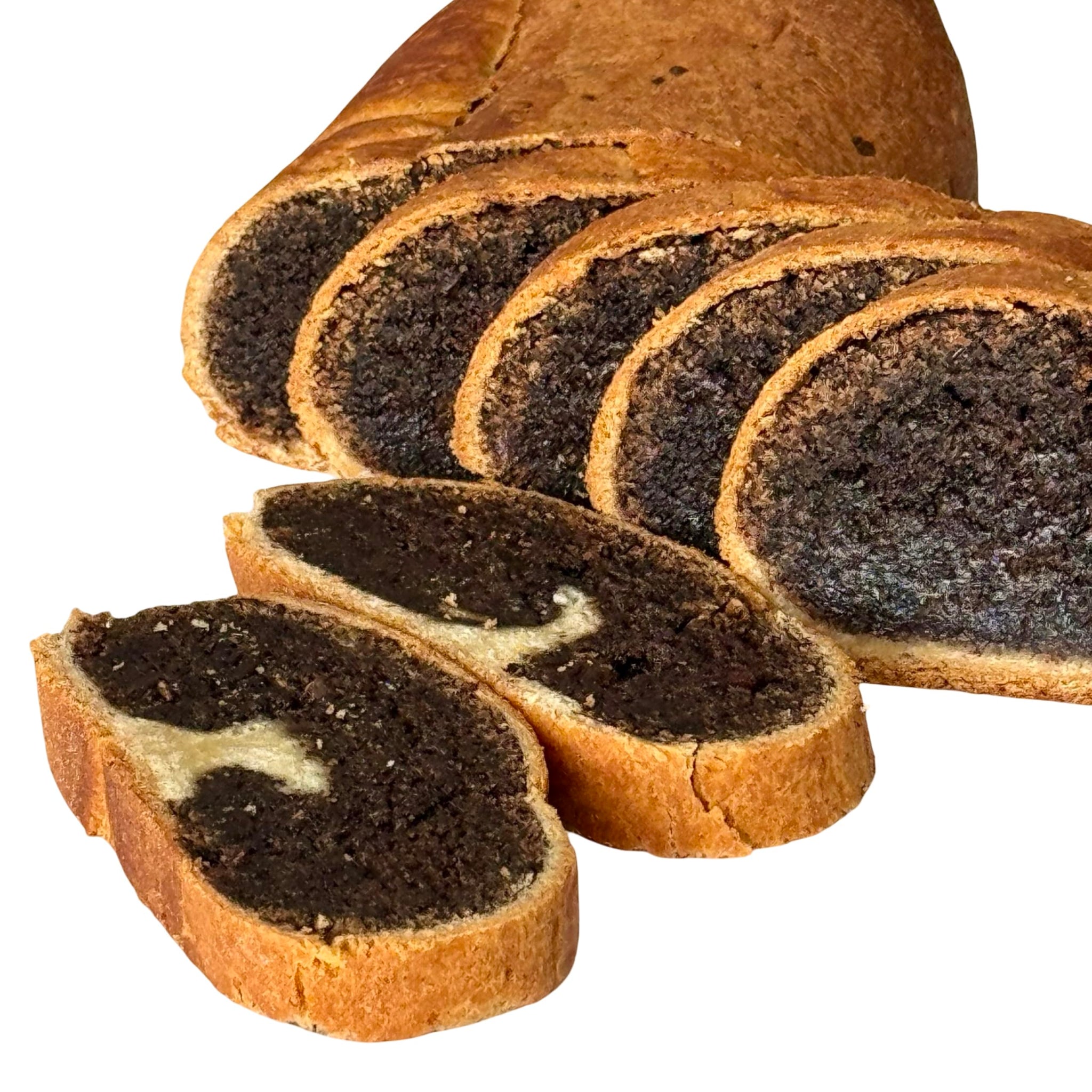 Poppy Seed Strudel | Handmade Pastry | appx 2.25 lb | 36 oz