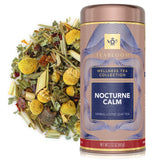 Teabloom Nocturne Calm Loose Leaf Herbal Tea with Chamomile, Citrus & Botanicals | Caffeine-Free Evening Blend | Canister Makes 35-50 Cups |