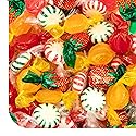 Old Fashioned Candy Assortment - 3 Pound Bulk Pack - Hard Candy Individually Wrapped - Strawberry Bon Bons, Cinnamon, Butterscotch, Fruit & Mint