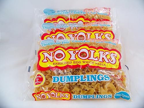 Noodles None Yolk Egg White Pasta Dumplings Cholesterol Free Noodles (3 Pack)
