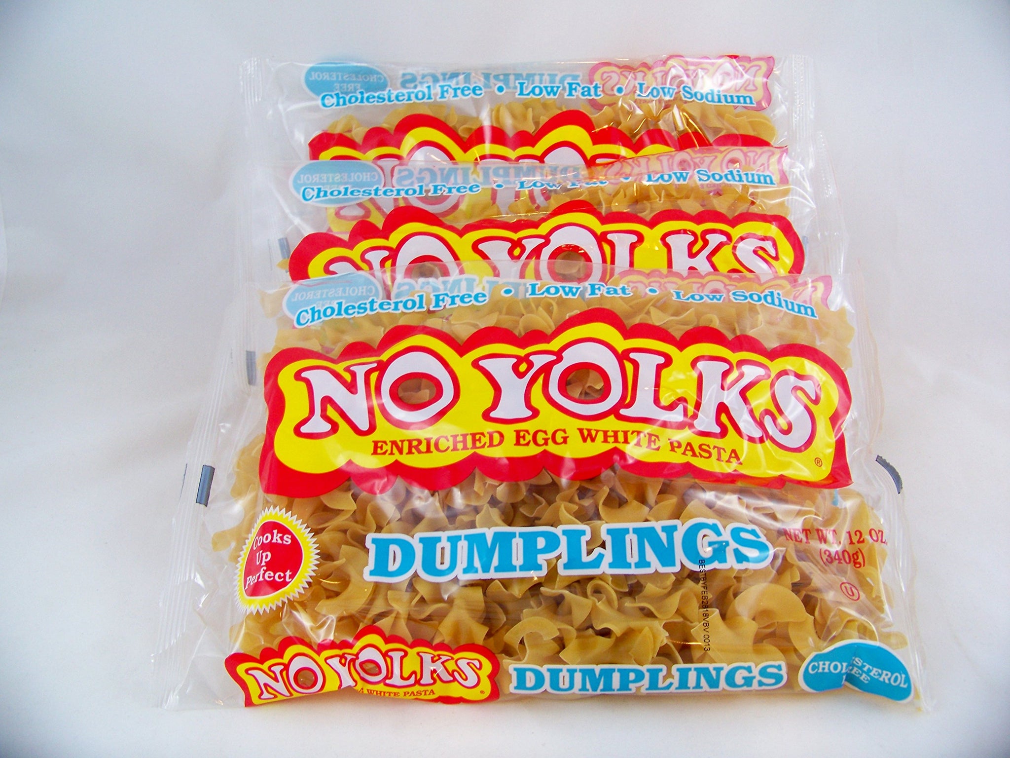 Noodles None Yolk Egg White Pasta Dumplings Cholesterol Free Noodles (3 Pack)