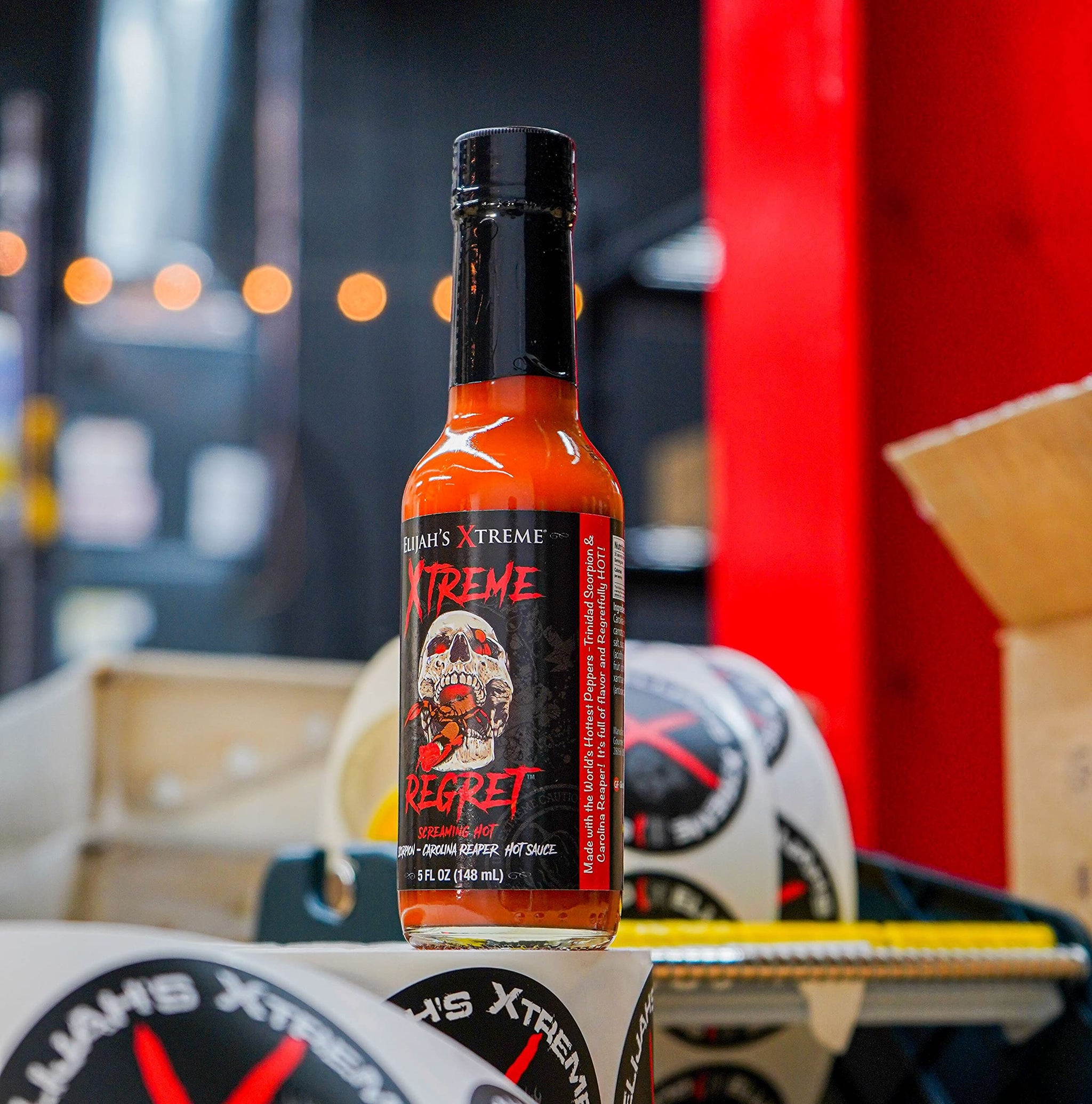 Elijah's Xtreme Regret Hot Sauce 3 Pack - Carolina Reaper and Trinidad Scorpion - The 2 Hottest Peppers in the World for an Extreme Fiery Heat
