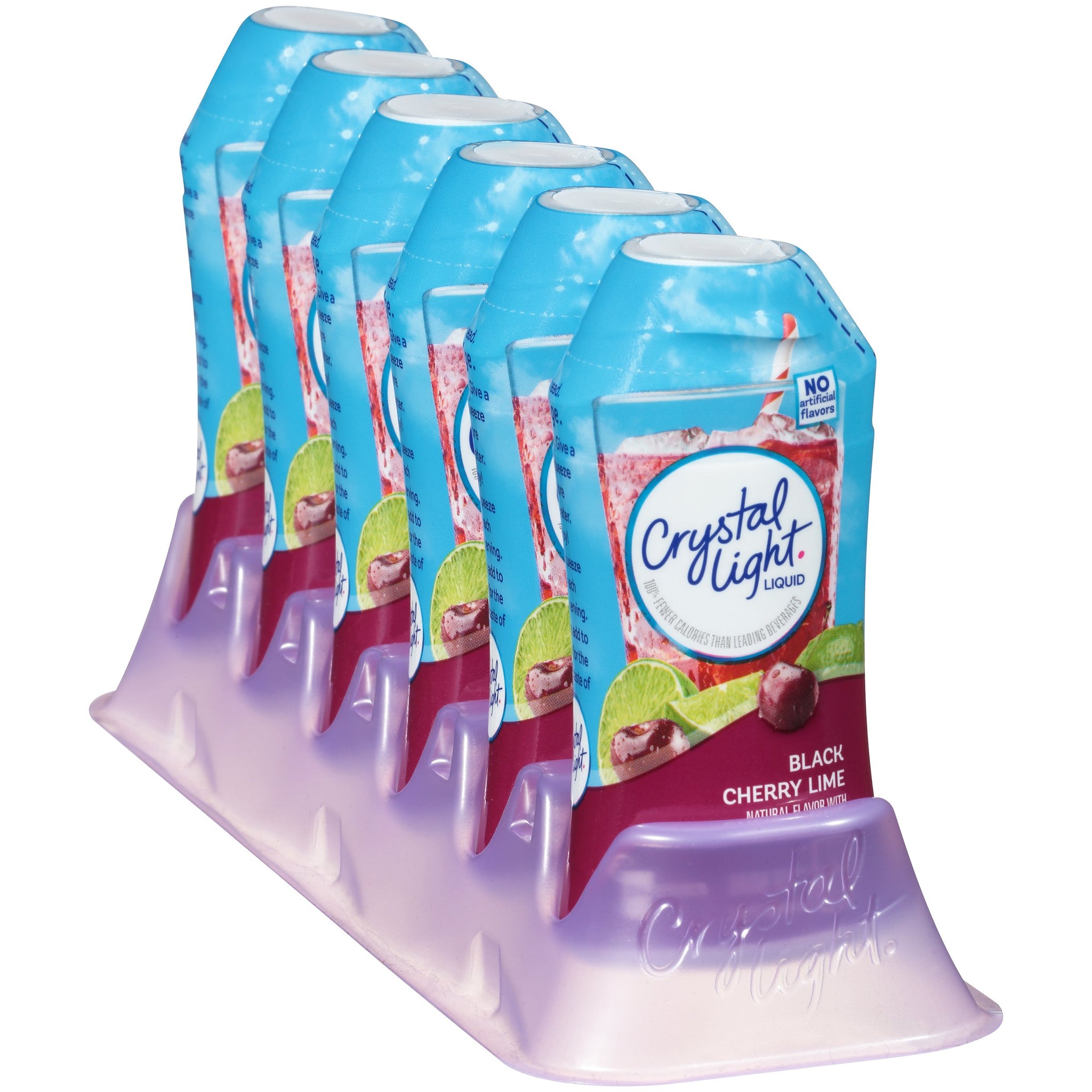 Crystal Light Sugar Free Calorie Free Black Cherry Lime Liquid Drink Mix, Caffeine Free, 1.62 Fl Oz