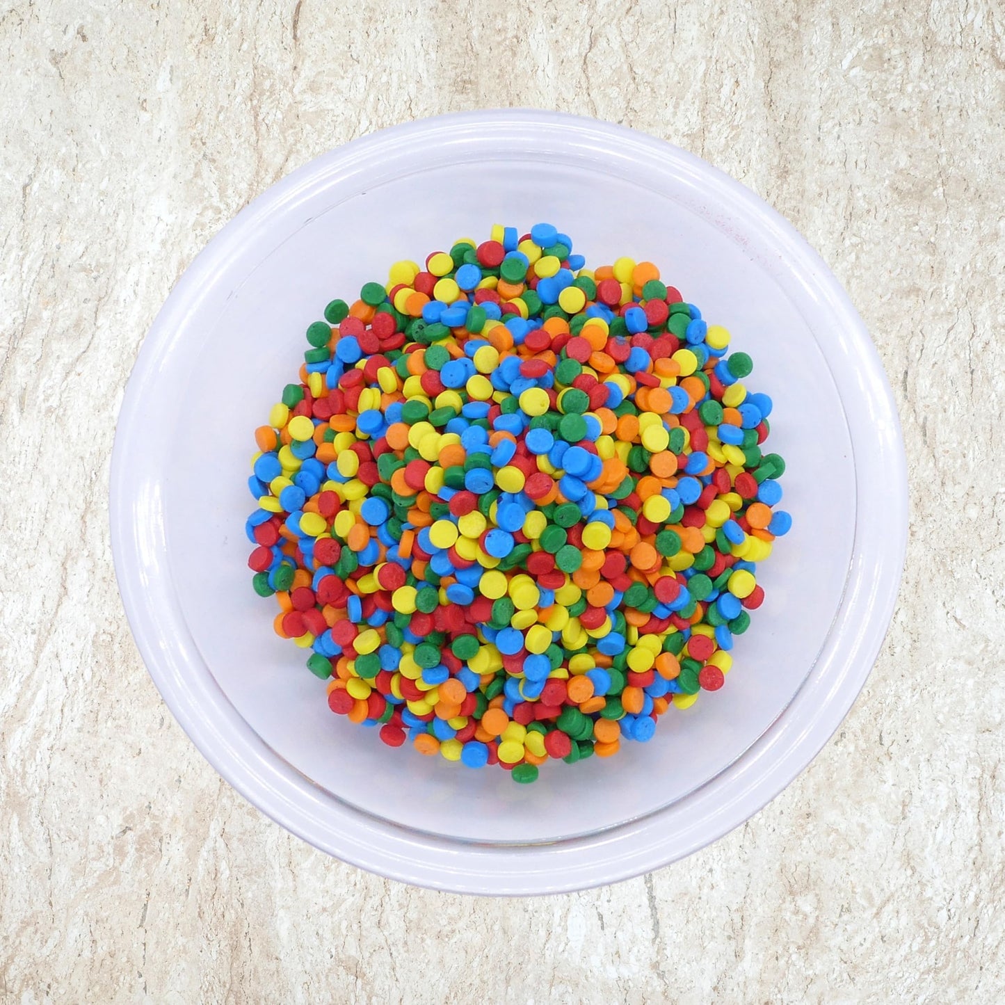 Bakerpan Quins Rainbow Sprinkles for Cake Decorating - 5.87 Ounces - Crunchy Rainbow Edible Confetti Sprinkles for Cupcakes, Ice Cream, Cookies, Cakes