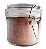 Gourmet Himalayan & Hawaiian Black Lava Sea Salt Gift Set (Ground Fine - 8oz Each) in Reusable Airtight 8oz Chefs Spice Jars - Kosher and non-GMO