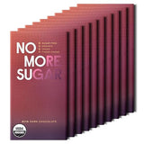 NOMOSU | Organic 80% Dark Chocolate Bar | 60g | 10 Pack | Sugar Free | USDA Organic | Keto & Low Carb Friendly | Vegan | Smooth Bold Flavor | Guilt