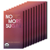 NOMOSU | Organic 80% Dark Chocolate Bar | 60g | 10 Pack | Sugar Free | USDA Organic | Keto & Low Carb Friendly | Vegan | Smooth Bold Flavor | Guilt