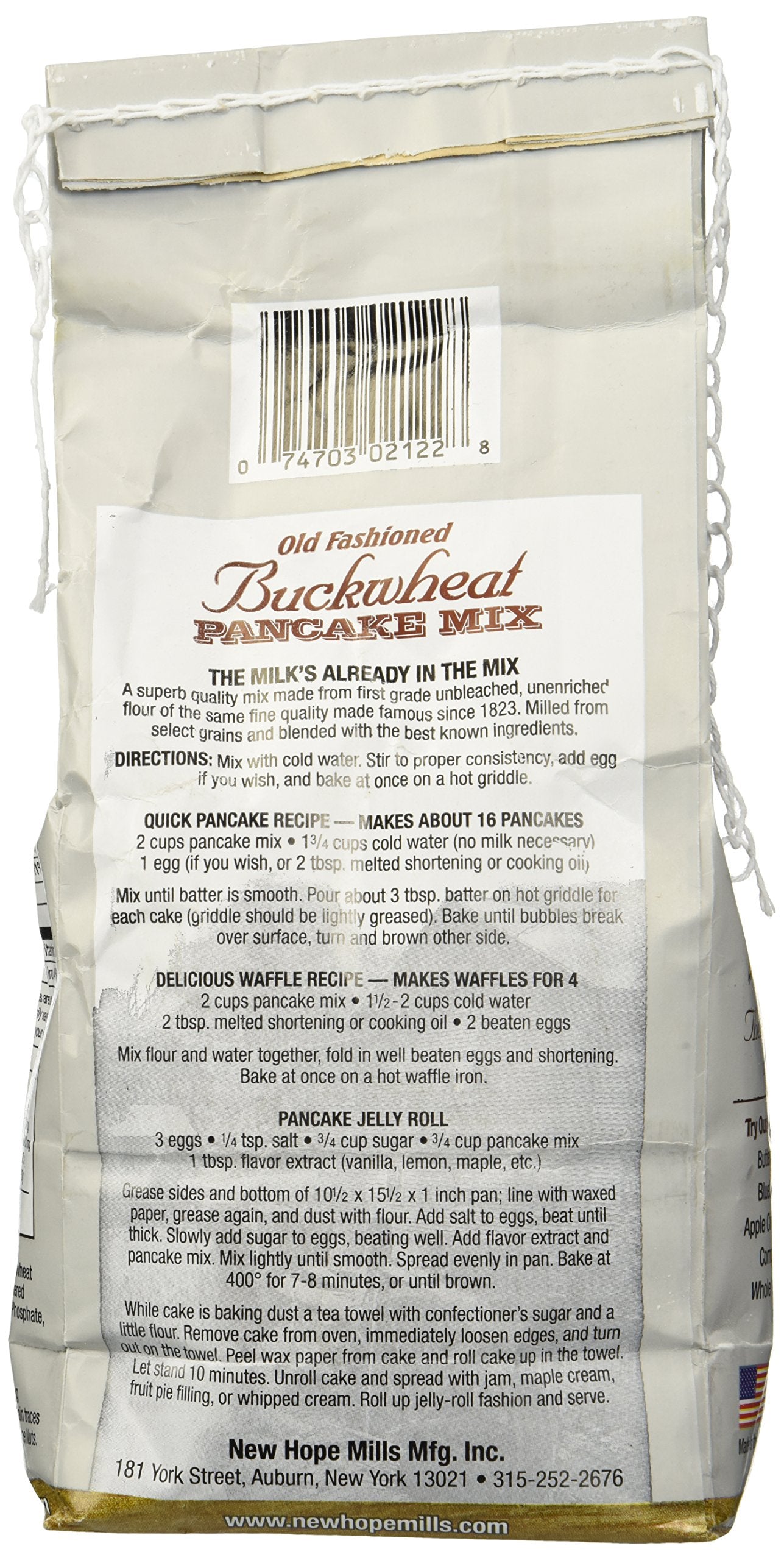 Old Fashioned Buckwheat Pancake Mix, New Hope Mills, 2lbs (1)