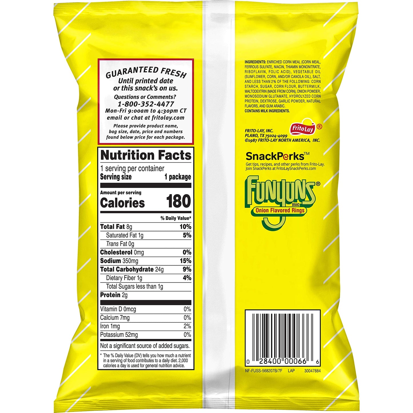 Funyuns Onion Flavored Rings, 1.25 Ounce (Pack of 64)