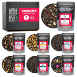 Tiesta Tea - Black Sampler Dry Flight Set, Loose Leaf, High Caffeine, Makes Hot & Iced, Assorted Tea Sets with Herbal, Chai, Fruit Black Teas & More