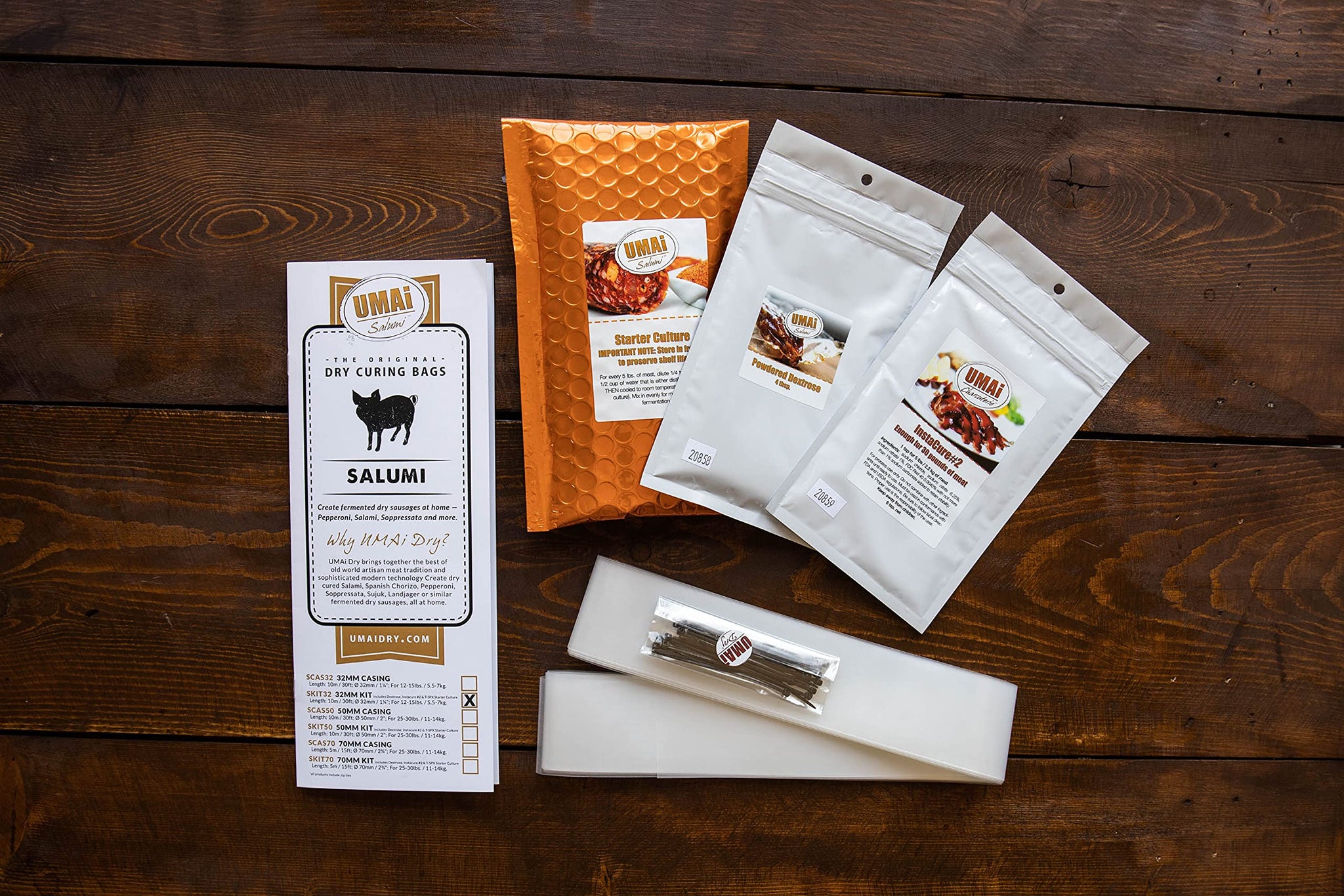 UMAi Dry Artisan Dry Sausage Kit - 32 mm (1 1/4")
