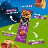 Granuts Cranberry Trail Mix | Caramelized Peanuts | Crunchy Corn Nuts + Almonds | Soft Cranberries | Salty + Sweet Flavors | On-the-Go Snack | 1.76 Oz