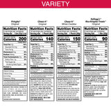 Kellogg's Cheez-It, Pringles & Rice Krispies Treats Snacks Mega Variety Pack, 30.1oz Box (30 Count)