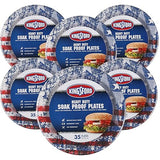 Kingsford Heavy Duty Paper Plates, Patriotic American Flag Disposable Dinner Plates for BBQ Parties, Tailgates, and Outdoor Cookouts, Durable Party