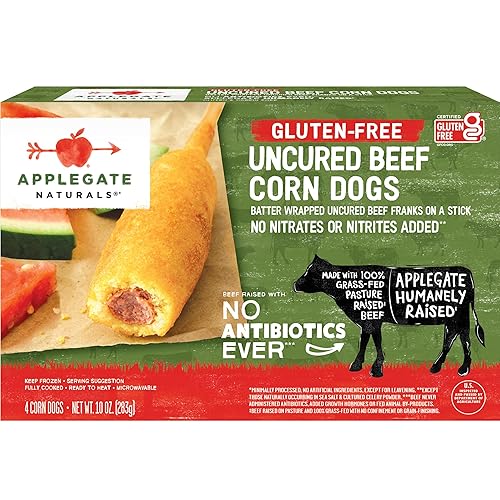 Applegate, Natural Gluten-Free Corn Dogs, 10oz (Frozen)