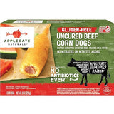 Applegate, Natural Gluten-Free Corn Dogs, 10oz (Frozen)