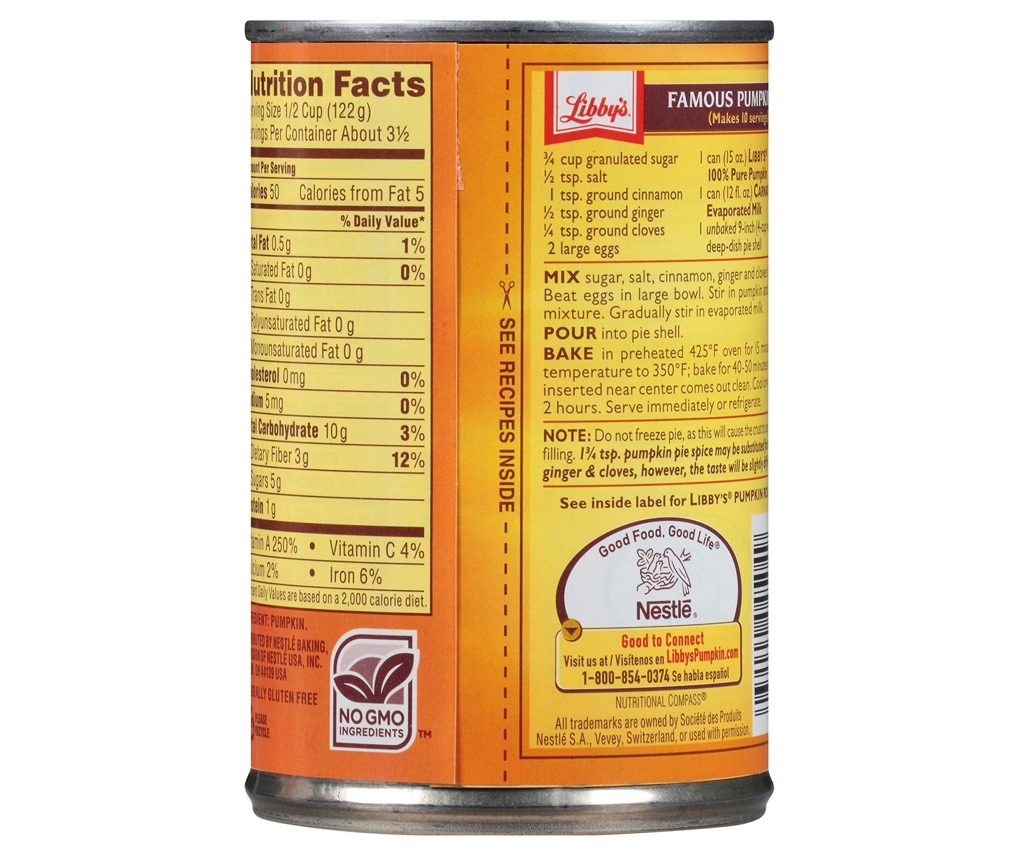 Libby's 100% Pure Pumpkin - 15oz, 2PK