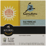 Caribou Coffee Daybreak Morning Blend Keurig K-Cups Coffee, 12 Count