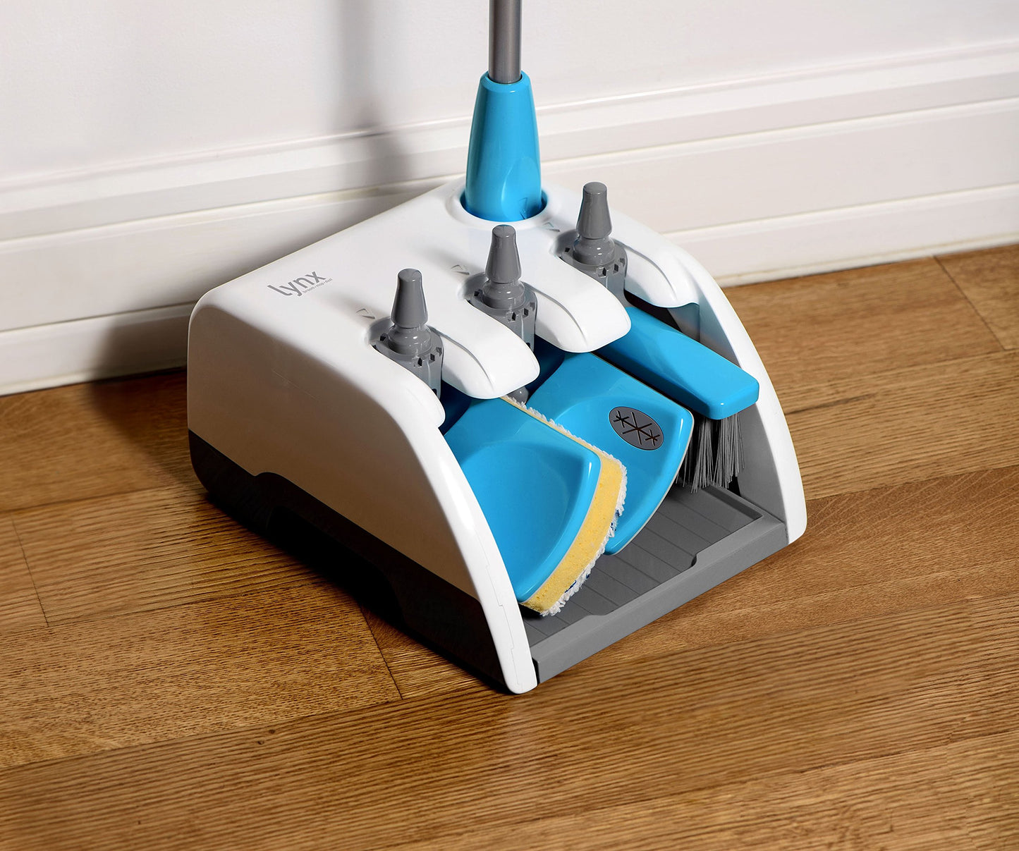 EMSON Lynx Dock 4-in-1 Broom, Mop, Duster with 20 Cleaning Pads