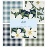 ELYN Swedish Dishcloths, Reusable & Washable Sponge Cloths, Absorbent Cleaning Paper Towels for Kitchen, Dishes, Counters and More, 5 Pack, Assorted