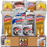 Fun Flavors Box Care Package (11 Count) Variety American Treats, Donuts, Cookies, Sweets, Cupcakes Snacks Gift Box - College Students, Military, Work
