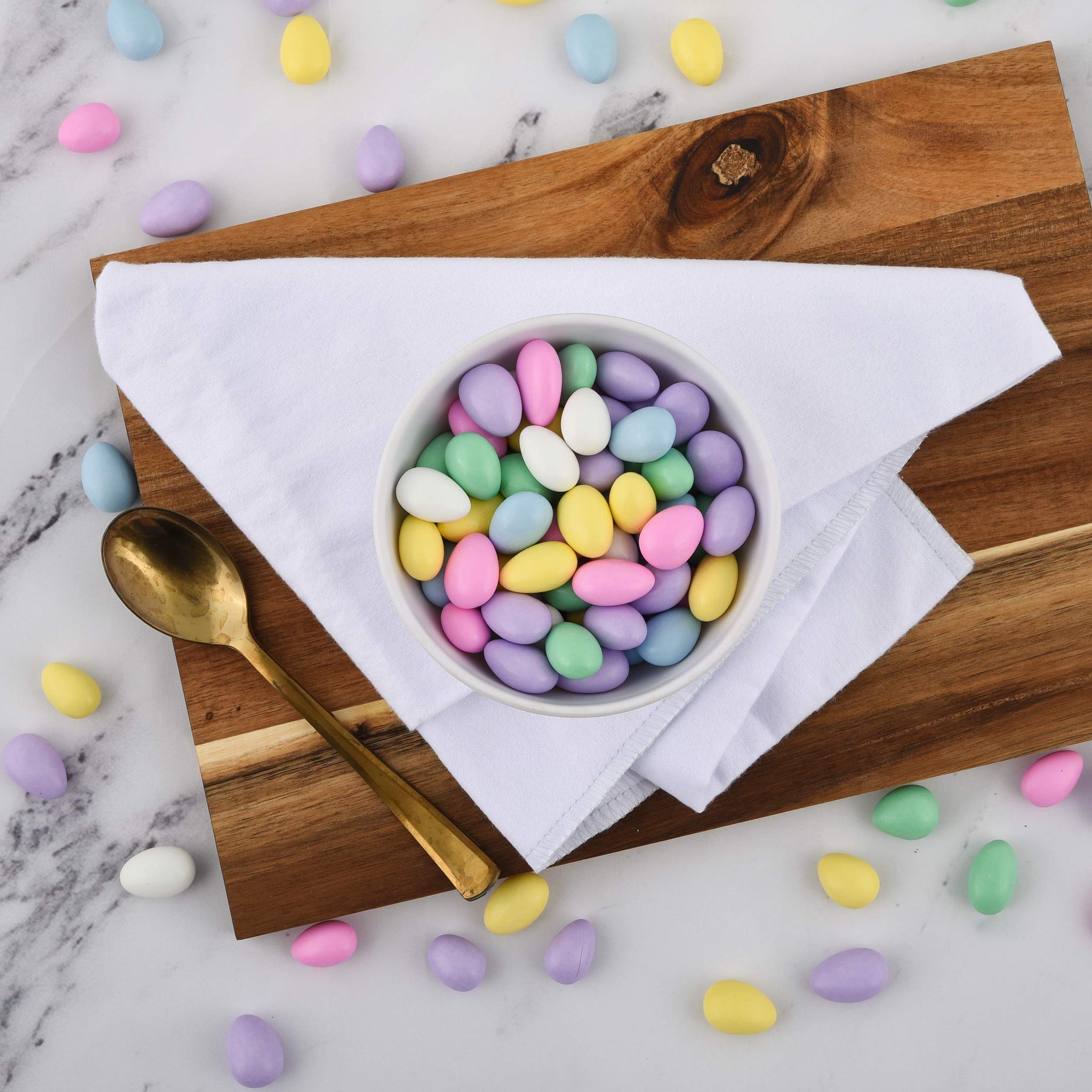 Sconza Assorted Jordan Almonds | Candy Coated California Almonds | Made in the USA |Pack of 1 (16 Ounce)