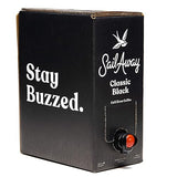 Sail Away Coffee Cold Brew Coffee Box Taps- Less Acidic Coffee Beverages | 120mg Caffeine, Gluten Free, Organic, Keto, Classic Black, 96 Fl. Oz.