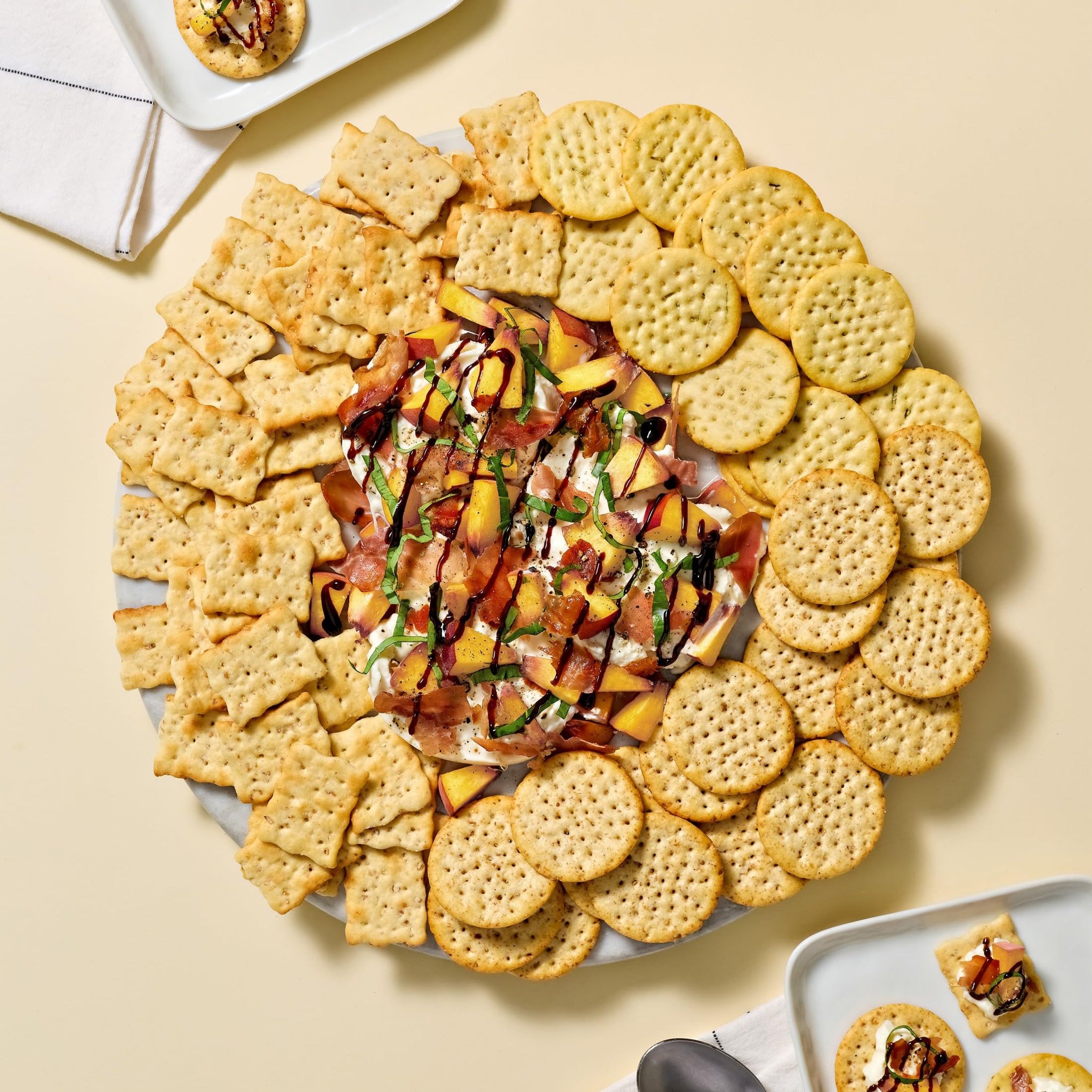 Toasteds Flatbreads Crackers, Lunch Snacks, Party Snacks, Sea Salt And Olive Oil 8.7oz Box
