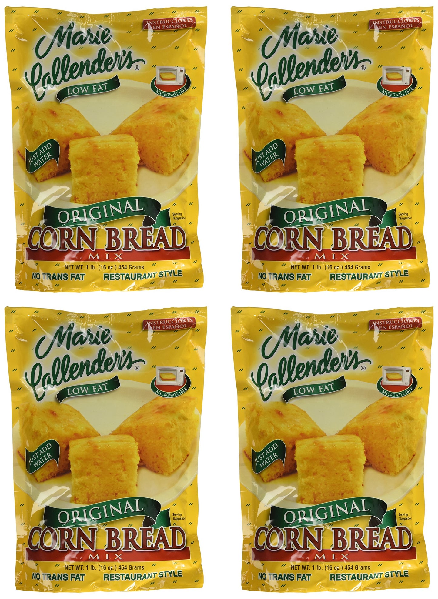 Marie Callender's Original Corn Bread Mix 16 Oz (4-Pack)