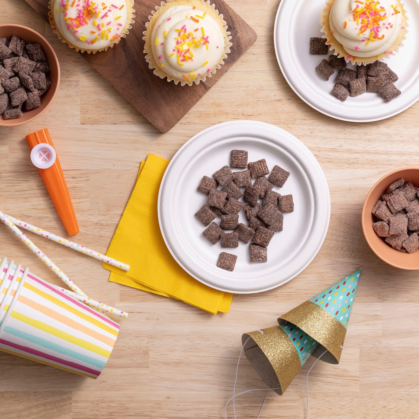 Variety Snack Pack Muddy Buddies, 3 Pack, Brownie Supreme, Cookies & Cream, Peanut Butter & Chocolate