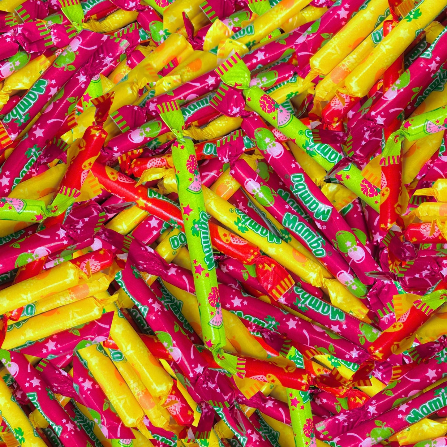 ASSORTIT Mamba Chews Magic Sticks (35 Pack) Fruit Candy Variety, 8 Fun Flavors 2-In-1 Fruity Mix, Individually Wrapped Tropical Chewy Candies Share
