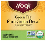 Yogi Tea, Pure Green Decaf, 16 Count, Packaging May Vary