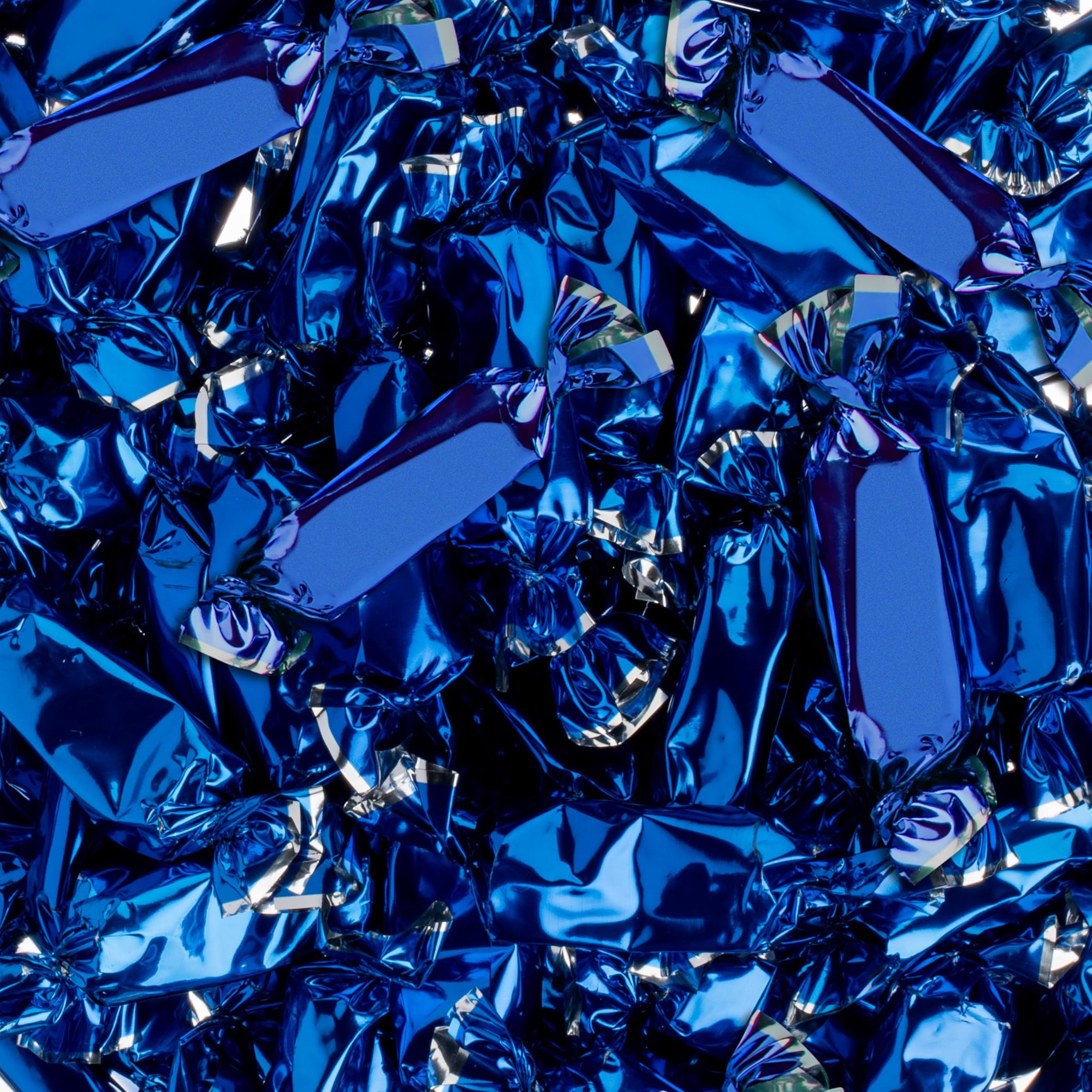 Candy Envy - Individually Wrapped Caramels - Navy Blue Wrapper - 2 Pound Bulk Navy Blue Candy