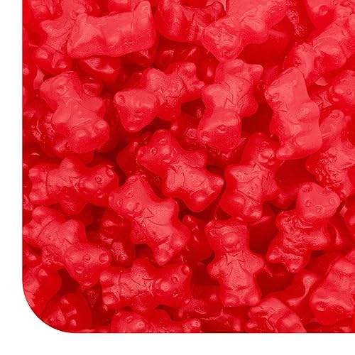 Cinnamon Bears Gummy Candy - 1 Pound Bag - Chewy Cinnamon Candy with Bold Heat - Old Fashioned Candy for Spicy Gummi Bears Fans - Classic Holiday