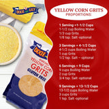 Dixie Lily Yellow Corn Grits - Quick-Cooking, Gluten-Free, Non-GMO, Low Fat & Sodium, Essential Vitamins & Minerals, Classic Southern Flavor - 2 Pack