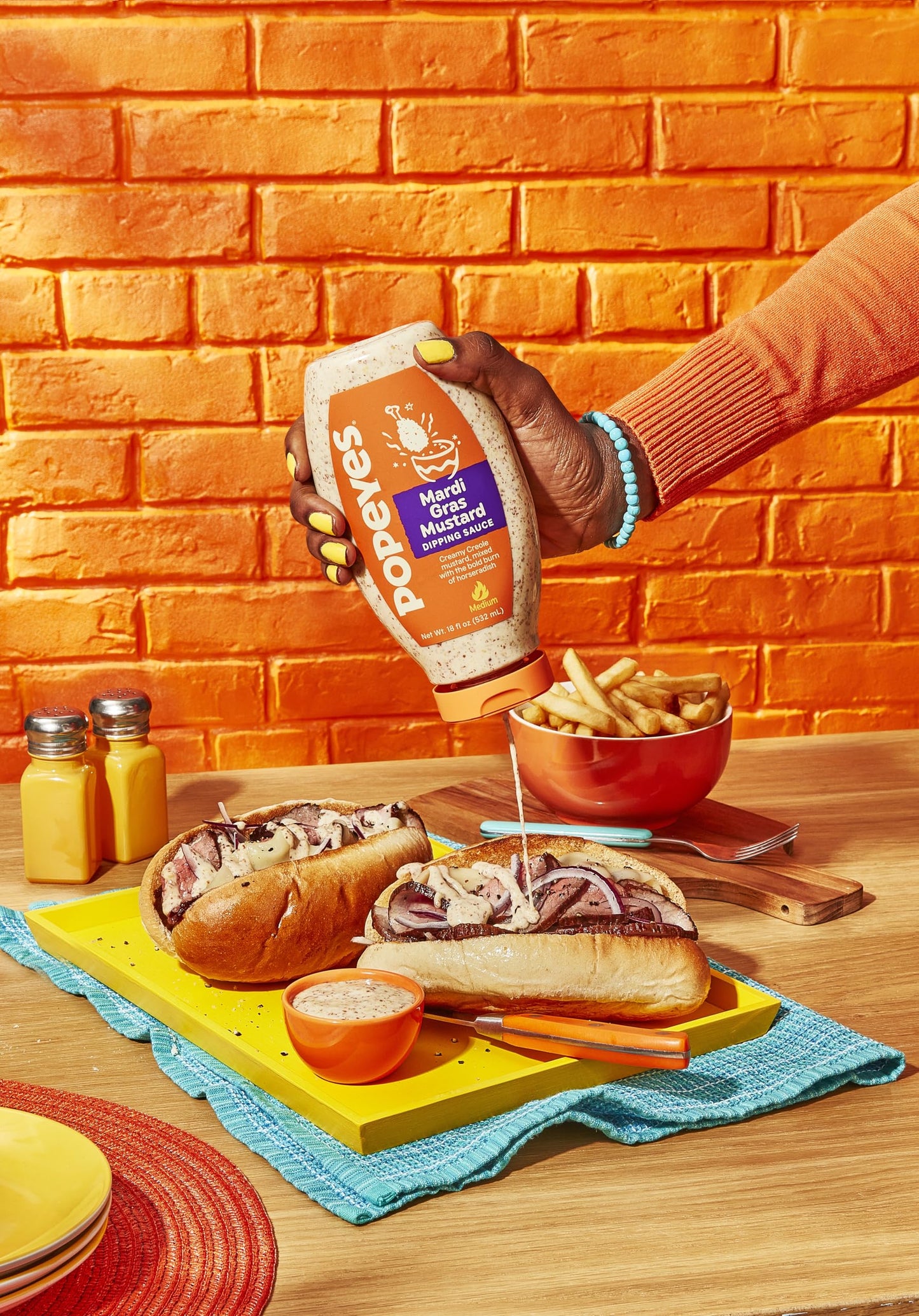 Popeyes Mardi Gras Mustard Dipping Sauce