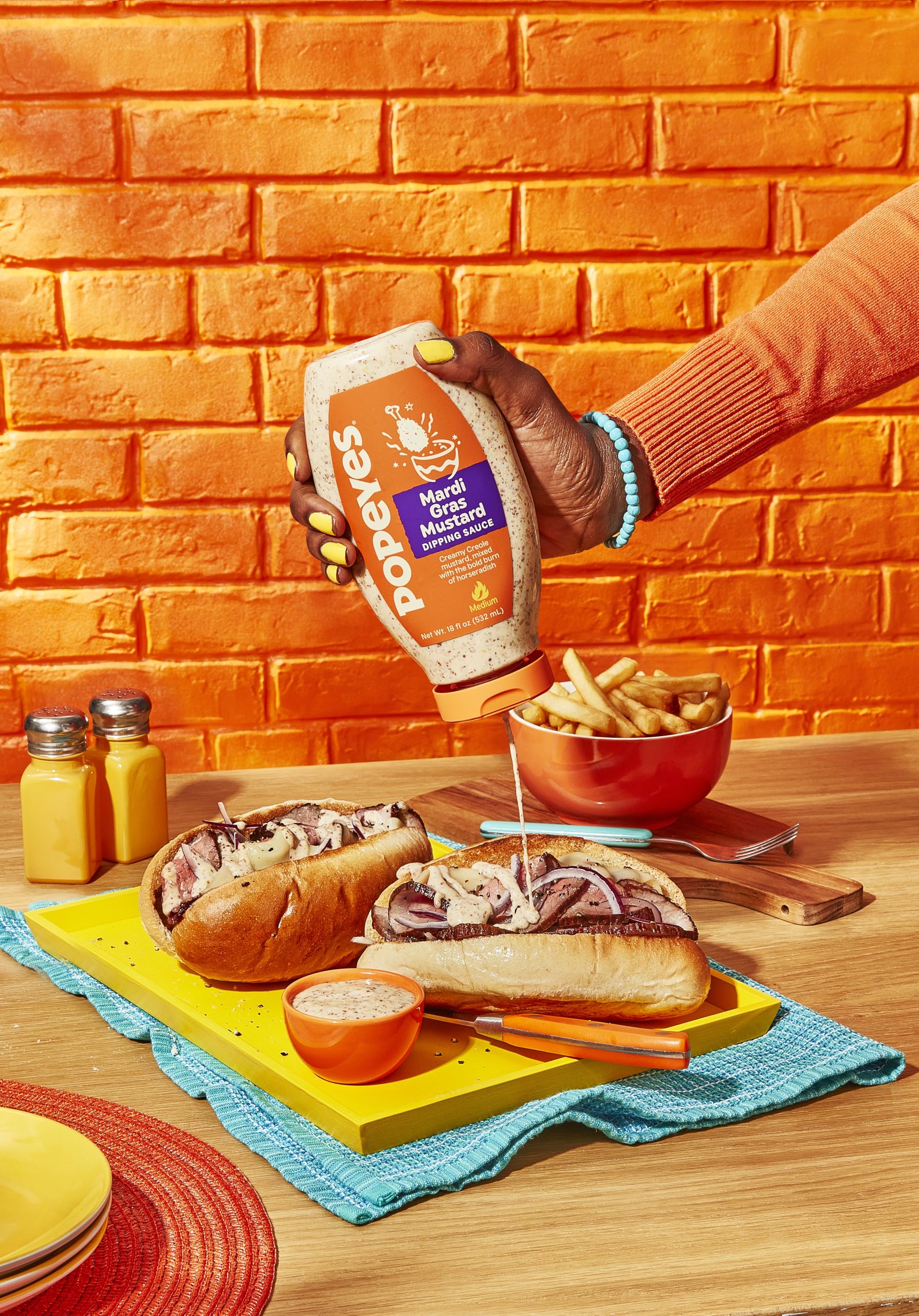 Popeyes Mardi Gras Mustard Dipping Sauce