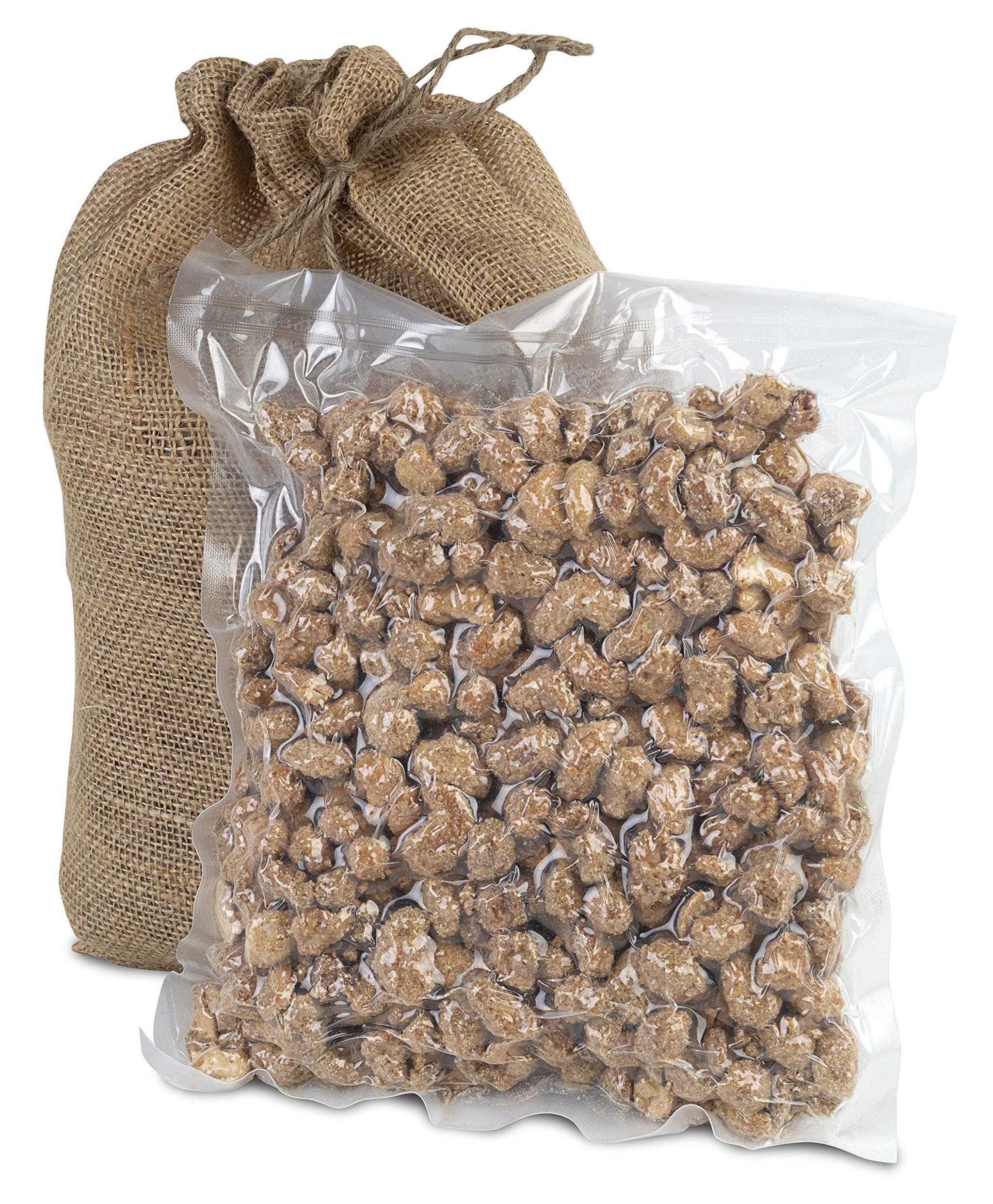 Kettle Creek Snacks Roasted Honey Salt Cashews Non GMO 2 Lb Bag