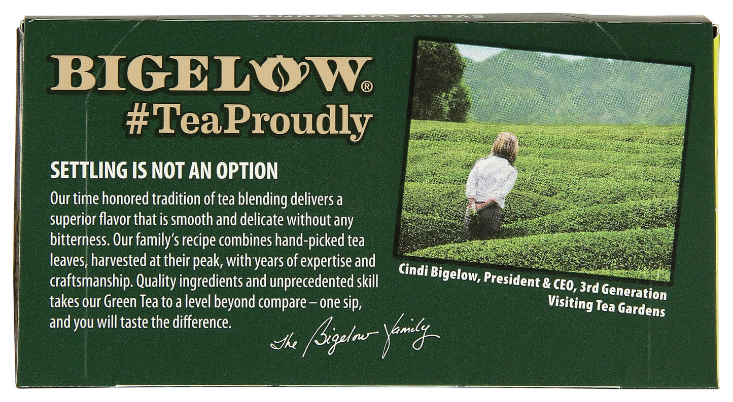 Bigelow Tea Jasmine Green Tea 20 Count (Pack of 1)