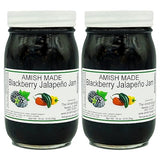 Amish Jam - Two 18 Oz Jars (Blackberry Jalapeno)