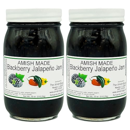 Amish Jam - Two 18 Oz Jars (Blackberry Jalapeno)