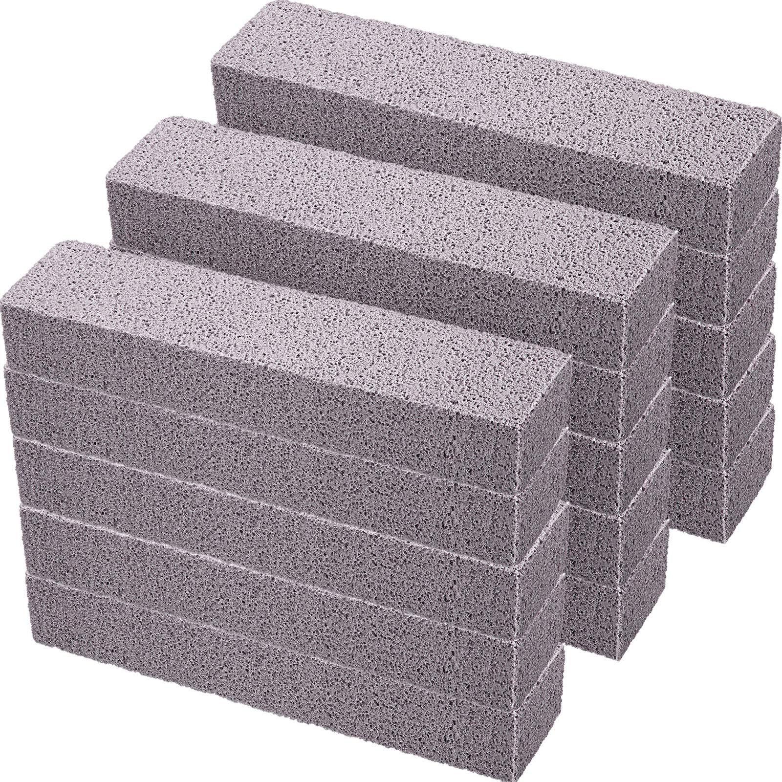 20 Pieces Pumice Stones for Cleaning - Pumice Scouring Pad, Stick Cleaner for Removing Toilet Bowl Ring, Bath, Household, Kitchen, Pool, 5.9 x 1.4 x