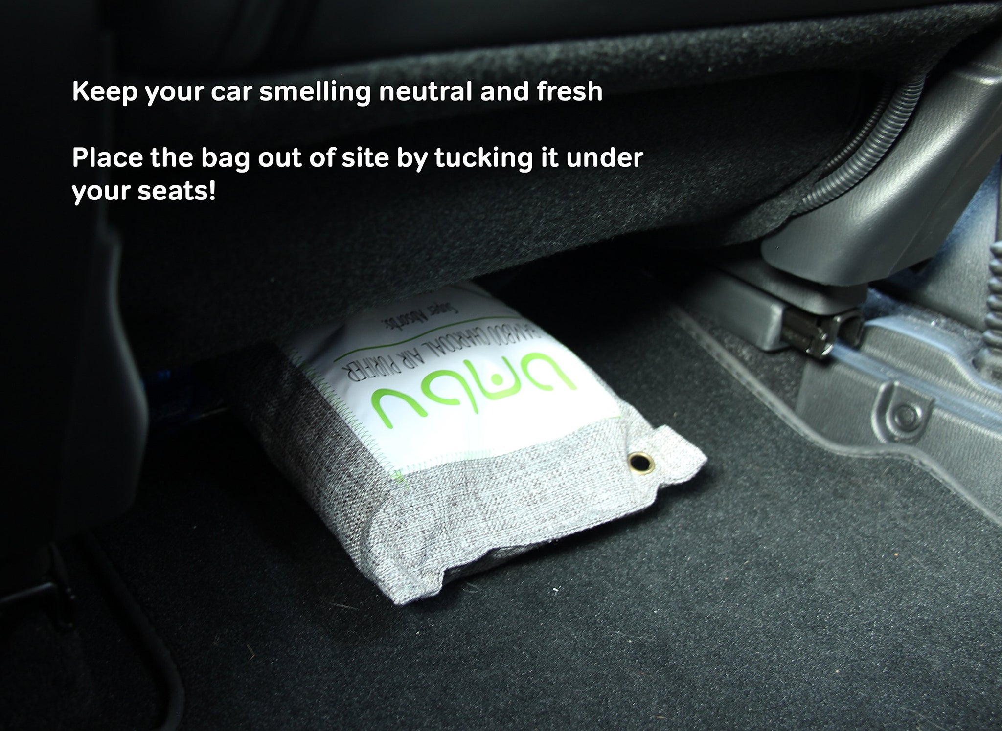 1000g Large Bamboo Charcoal Air Purifier Bag - Car Deodorizer Freshener - Remove Odor and Control Moisture in Your RV, Camper, SUV, Truck, Closet