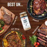 PS Seasoning Chop Shop - Garlic and Herb Seasoning - Steak Spice Rub for Grilling - All-Purpose Seasonings and Spices for Cooking Prime Cuts, Burgers